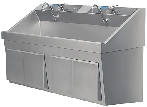 Steris Manual Dual Bay Flexmatic Scrub Sink