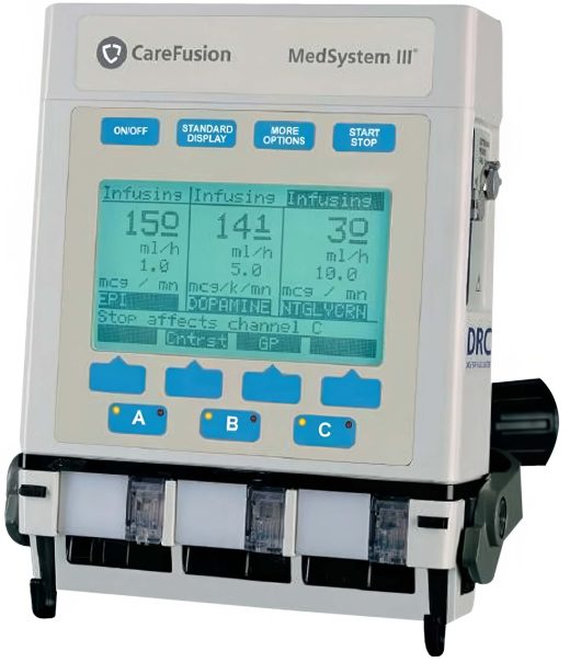 Alaris IVAC MedSystem III 2865B Infusion Pump