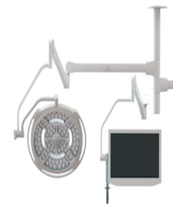 Amico iCE LED Surgical Light - Dual Ceiling, 30M/Single Monitor Holder