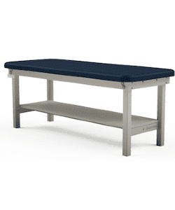 Oakworks Powerline Flat Top 24in Exam Table WITH SHELF