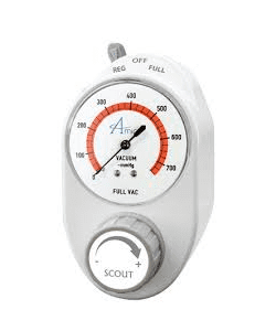 SUCTION REGULATOR - ANALOG, CONT/HIGH, USA, TUBING NIPPLE, CHEMTRON