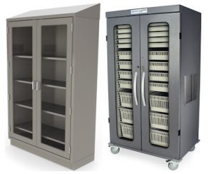 Fixed and Rolling OR Cabinets