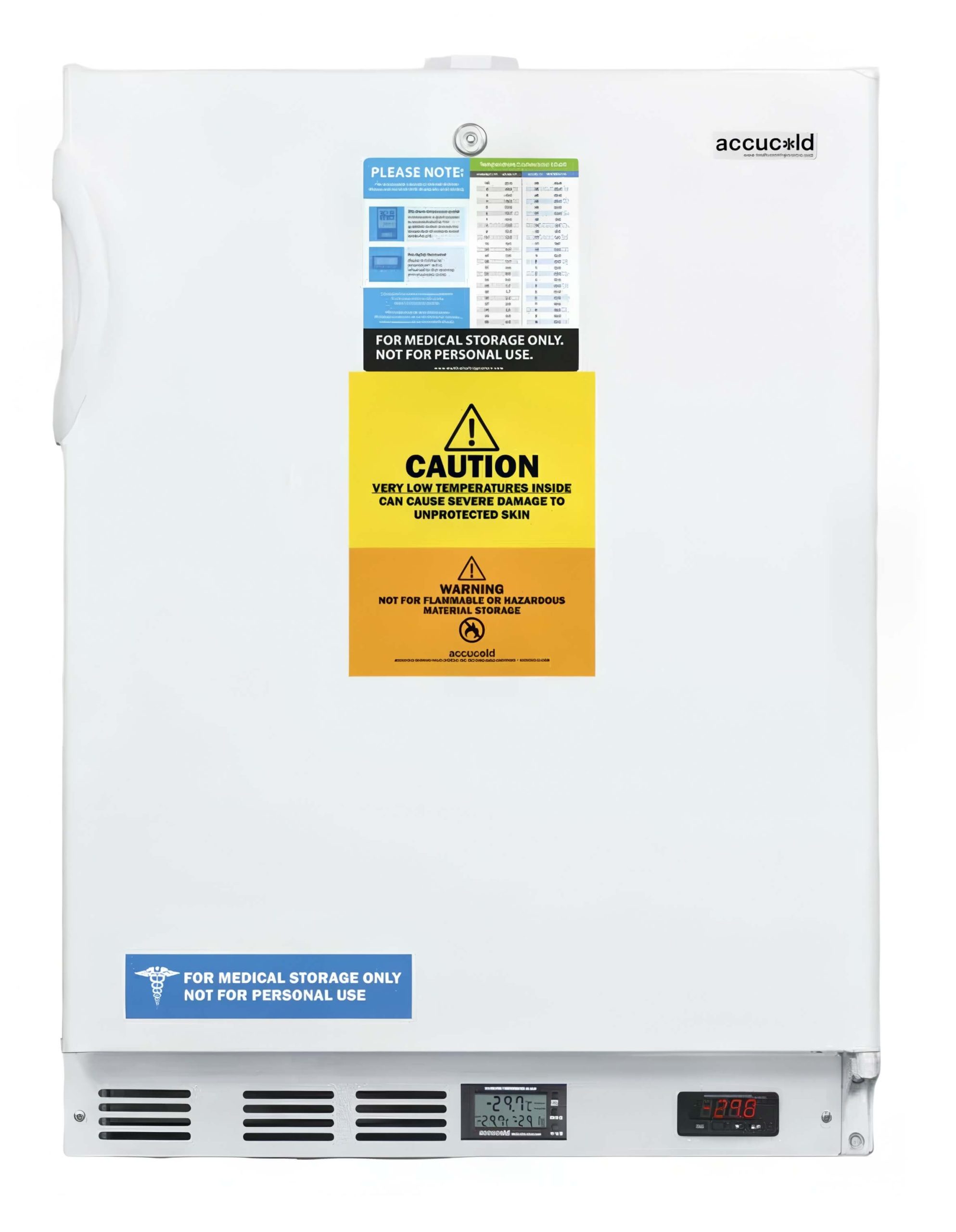 Accucold All-Freezer up to -30 deg C - Front