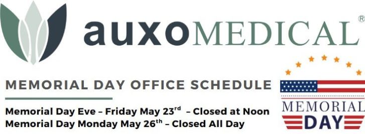 Auxo Medical Memorial Day 2025 Schedule