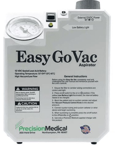 Precision Medical EasyGoVac Aspirator (PM65)