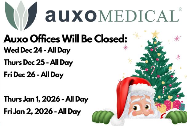 Auxo Medical December 2025 Holiday Schedule