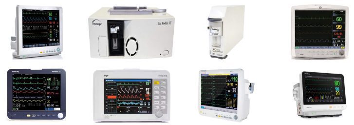 Anesthesia Monitors and Gas Modules