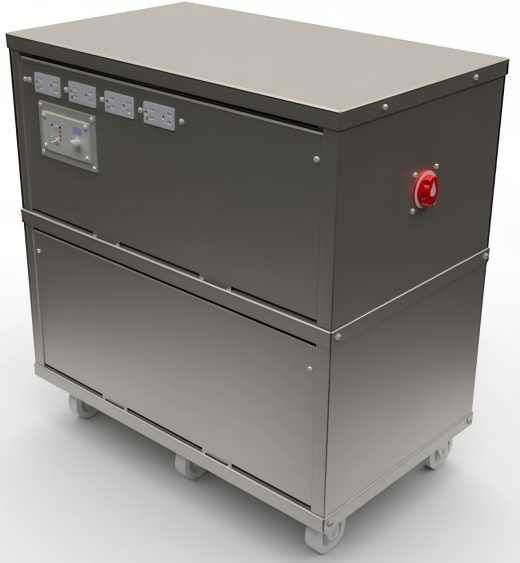 MD5040V UPS system delivers 5000 watts of Single-phase power with a 4.8 KWH battery bank