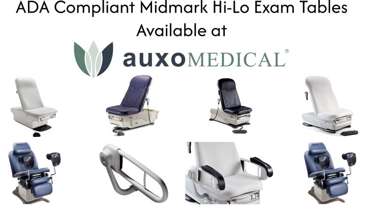 ADA Compliant Midmark Hi-Lo Exam Tables Available at Auxo Medical