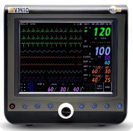 Vetland V1410 Multiparameter Veterinary Patient Monitor