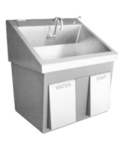 Ss Series Single Bay Surgical Scrub Sink With Knee Operated