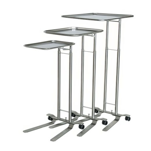 Stainless Steel Foot Control Mayo Stand-2