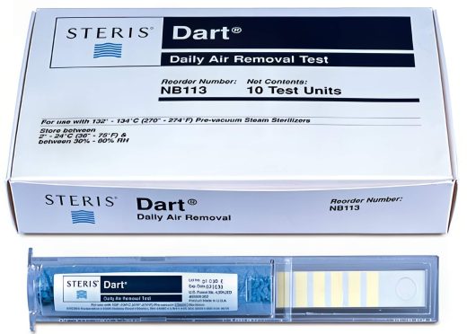 Steris Dart Test - Single Use Units - Box of 10 - Daily Air Removal Test