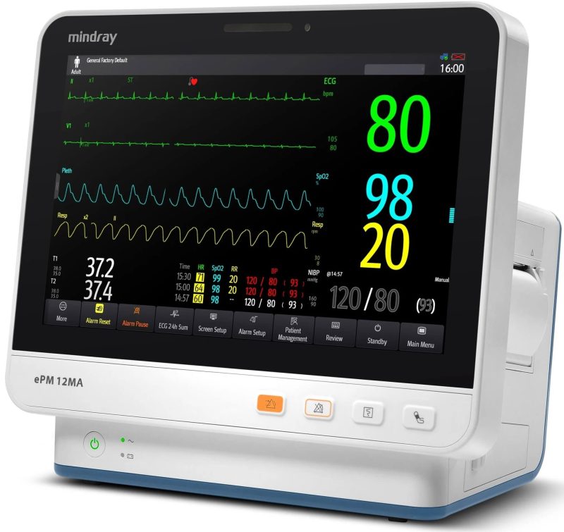 Mindray eMP 12MA Patient Monitor for Dental or Vision