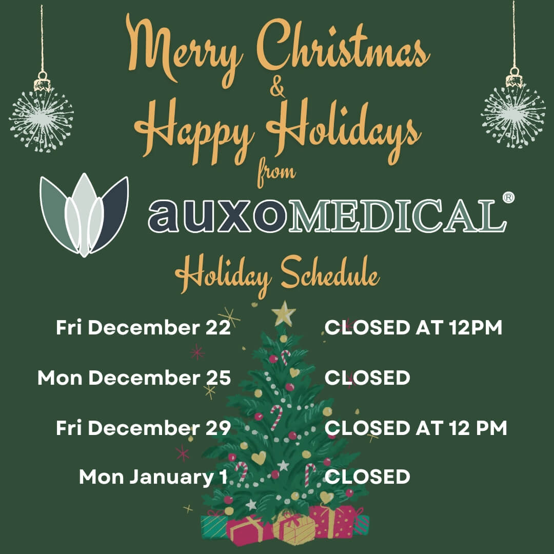 Auxo Medical Holiday Schedule