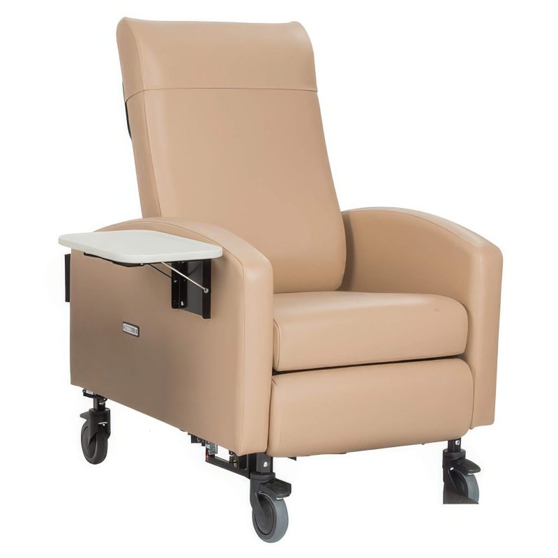 Winco Verō Care Cliner, Gas Back, Fixed Arms, 5 inch Casters