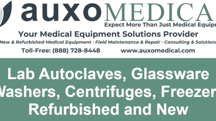 Lab Autoclaves, Glassware Washers, Centrifuges, Freezers Refurbished and New at Auxo Medical