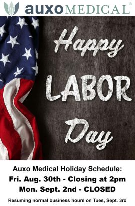 Auxo Medical Labor Day Holiday Hours