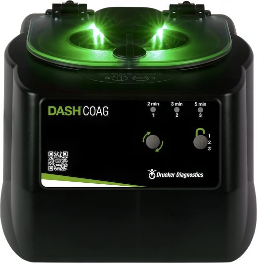 Drucker Diagnostics DASH Coag 2-3-5 Minute STAT Coag Centrifuge