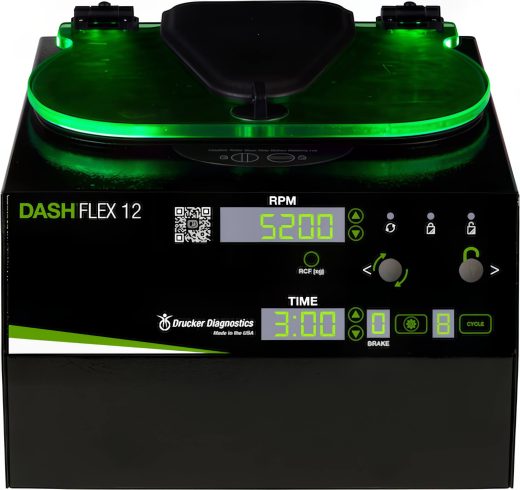 Drucker Diagnostics DASH Flex 12 Programmable STAT Centrifuge