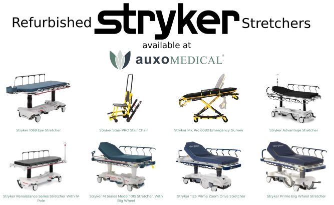 Refurbished Stryker Stretchers Available at Auxo Medical