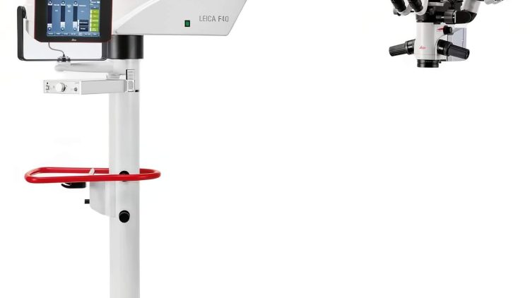 Leica M844 Surgical Microscope on F40 Stand