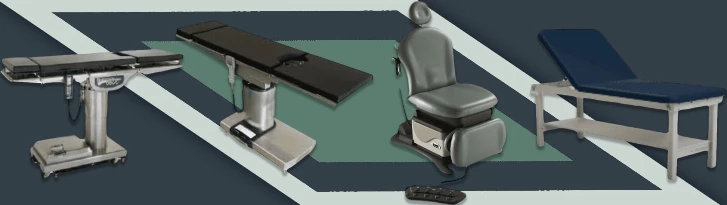 Surgical and Exam Tables available at Auxo Medical
